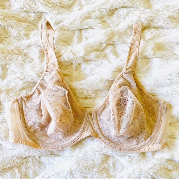 38C WACOAL Stark Beauty Underwire Bra Sand - Picture 2 of 6